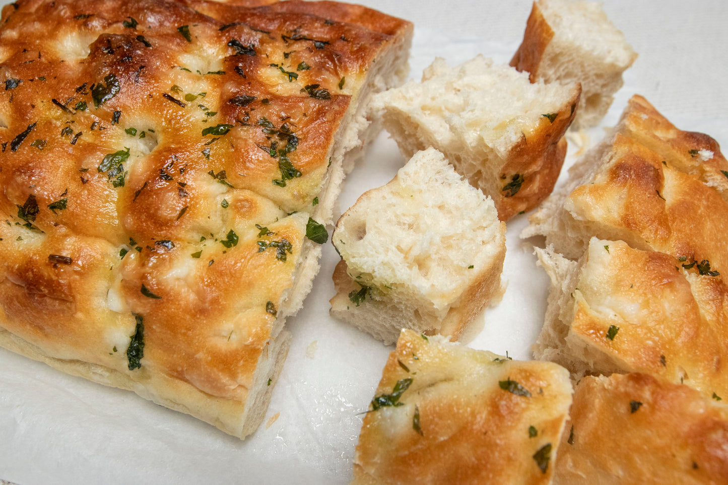 Garlic & Parsley Focaccia