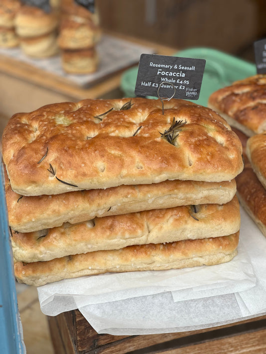 Every Dimple Tells a Story: Our Sea Salt & Rosemary Focaccia