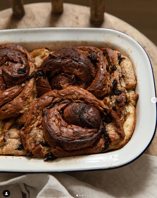 Decadent kernow curl Bread Pudding