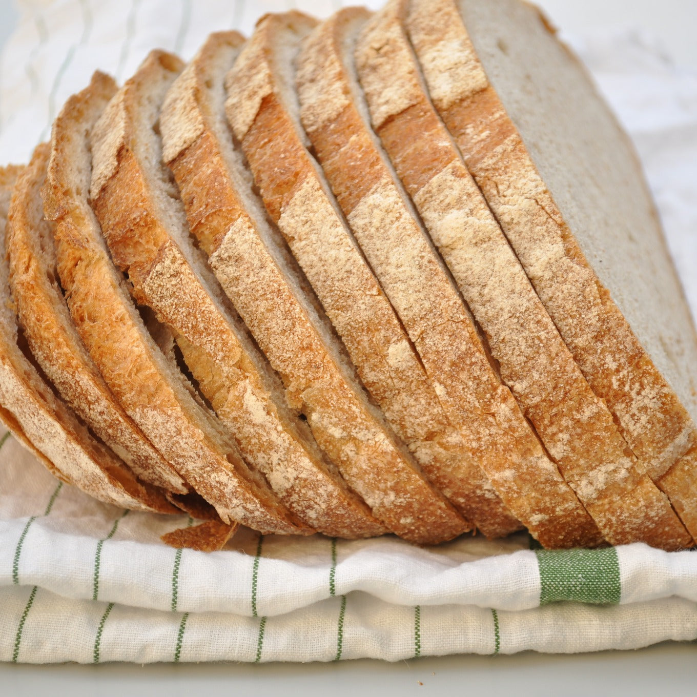 Organic Sourdough Half Sliced