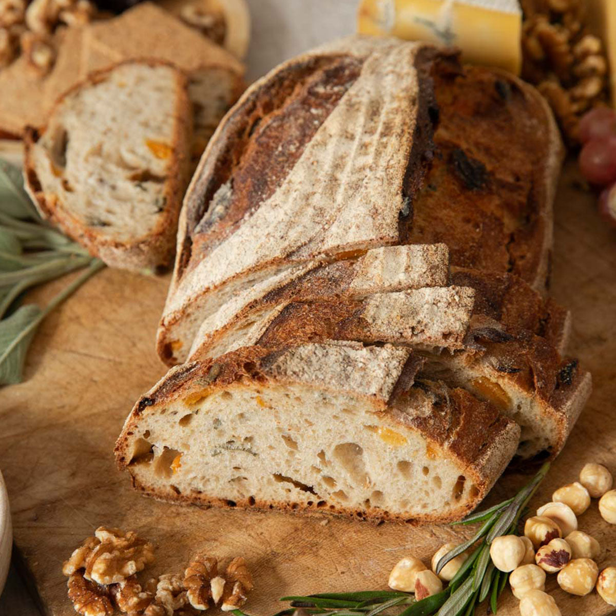Sage, Onion & Apricot Sourdough Bloomer