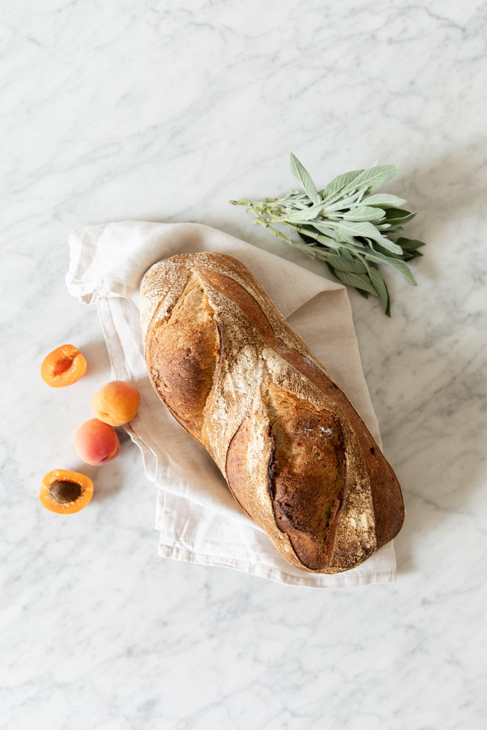 Sage, Onion & Apricot Sourdough Bloomer