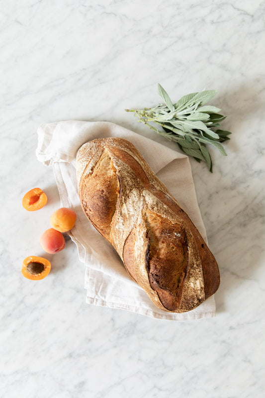 Sage, Onion & Apricot Sourdough Bloomer