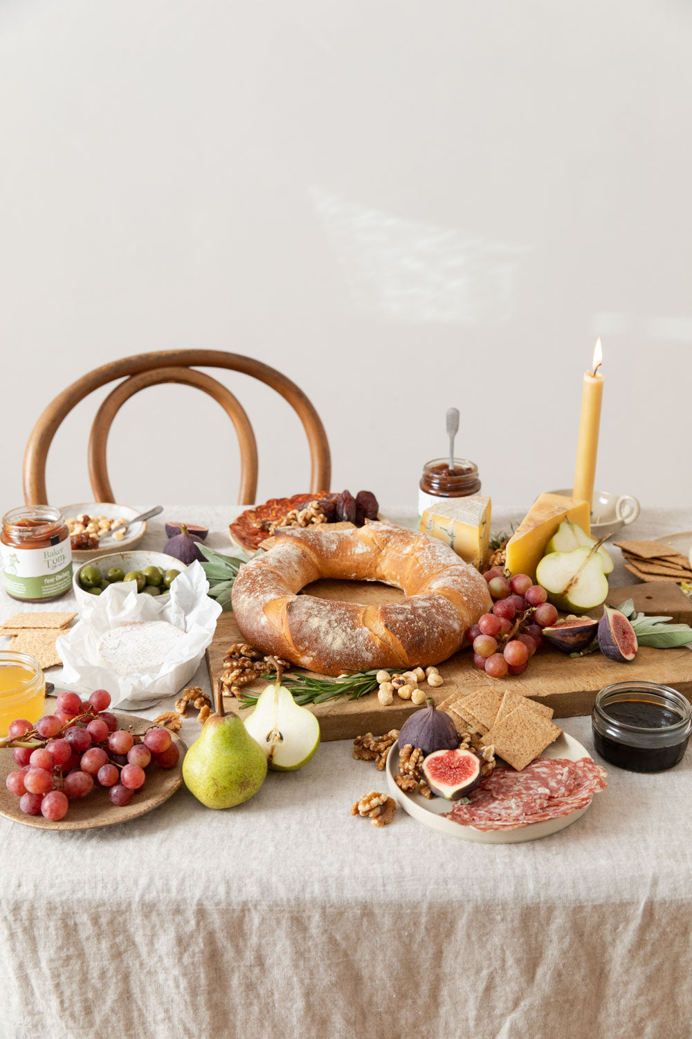 Rustic Baguette Wreath