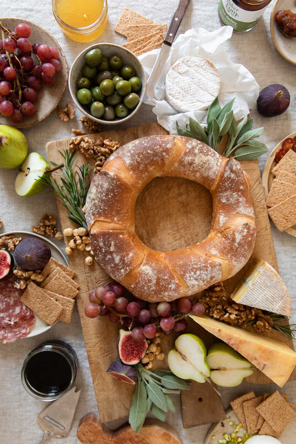 Rustic Baguette Wreath