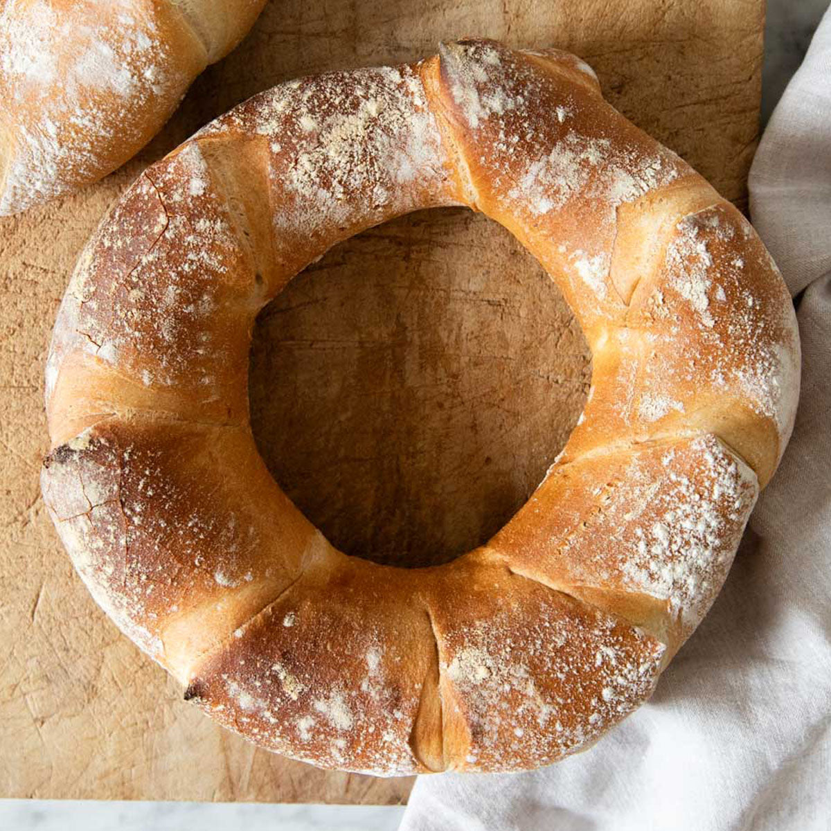 Rustic Baguette Wreath