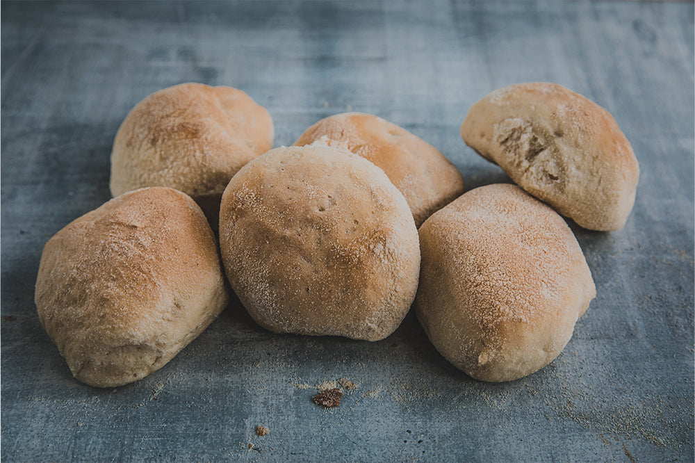 Ciabatta Rolls 6 Pack – Baker Tom Ciabatta Rolls 6 Pack – Baker Tom